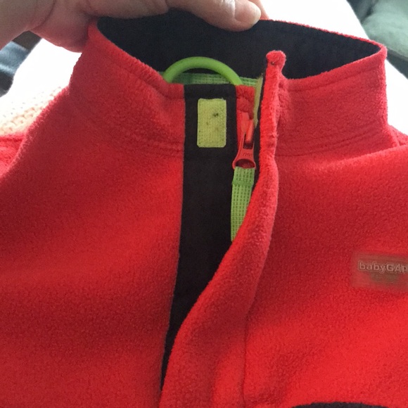 Baby Gap ⚜️ Unisex Toddler Pullover Fleece - Picture 5 of 5